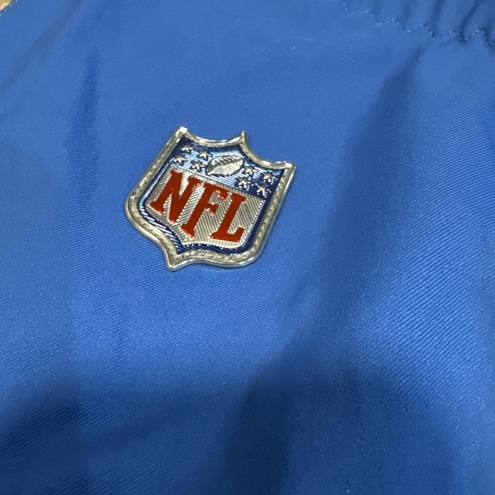2023 Detroit Lions NFL Game Issued Worn Blue Pants Nike DRI-FIT Size 38